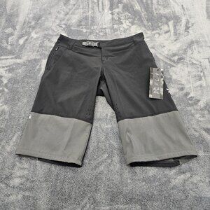 Fox Racing Defend Shorts Womens Large black gray mountain bike Performance NEW